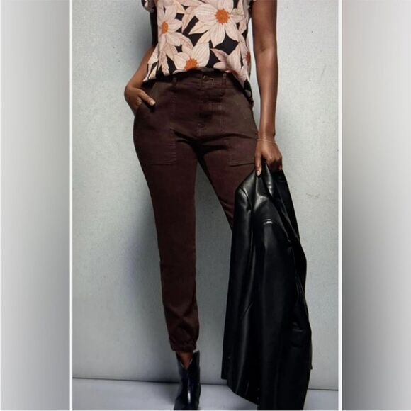 CAbi Pants - Cabi | The Compass Pant brown Zipper Ankle Sz 6